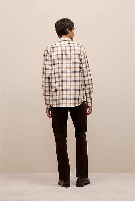 Two Tone Check Shirt