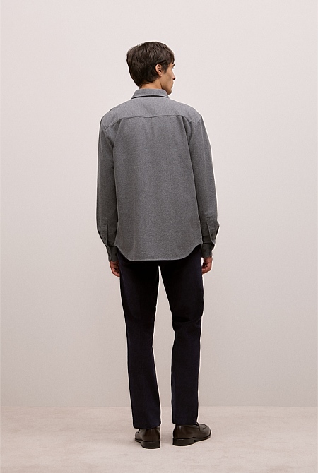 Brushed Cotton Overshirt