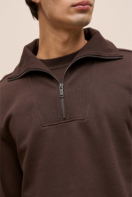 Half Zip Sweat