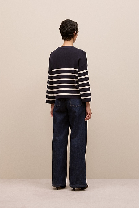 Cotton Breton Stripe Knit