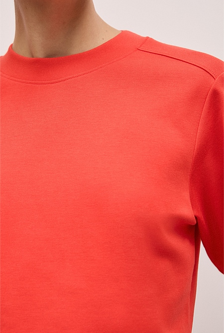 Cotton Modal Interlock T-shirt