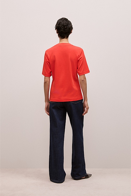 Cotton Modal Interlock T-shirt