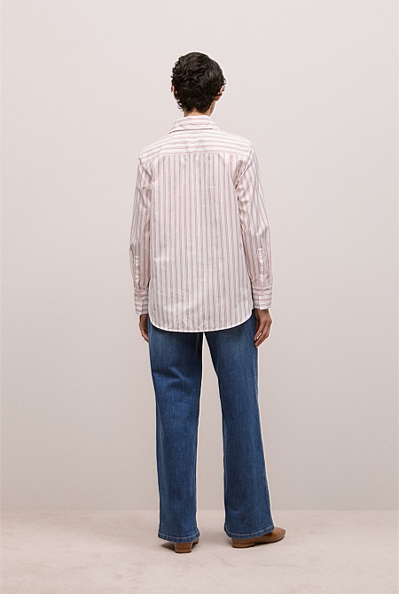 Poplin Twin Stripe Shirt
