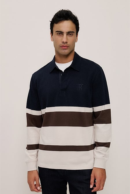 Bold Stripe Monogram Rugby Bold Stripe Monogram Rugby