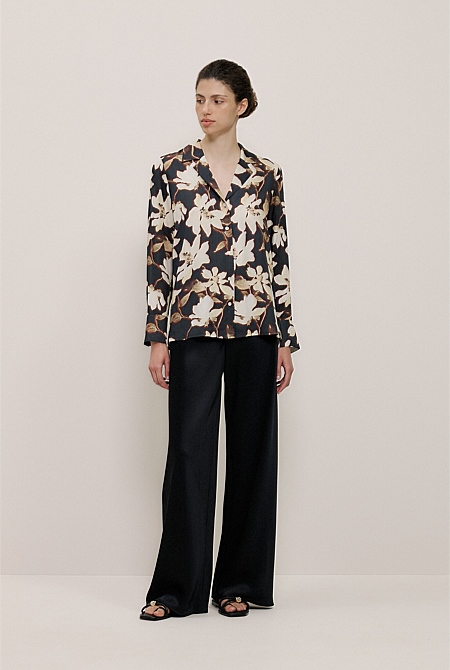 Calais Modal Camp Collar Shirt