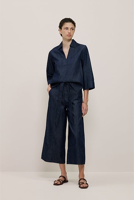 Soft Denim Culotte Soft Denim Culotte