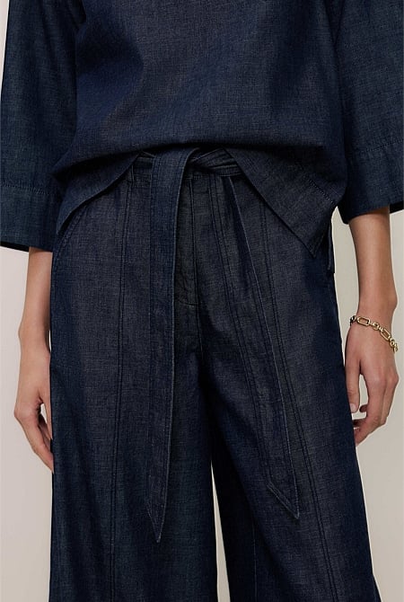 Soft Denim Culotte