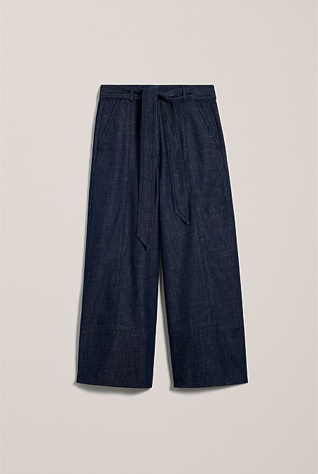 Soft Denim Culotte