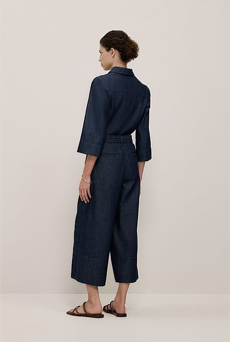 Soft Denim Culotte