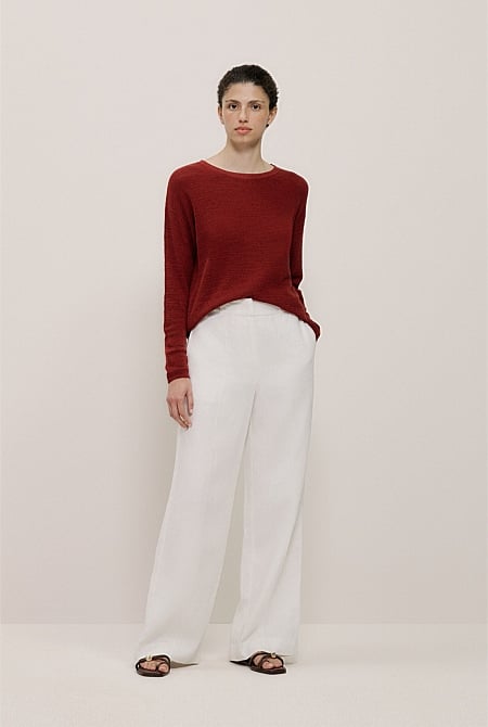 Linen Cotton Pullover Linen Cotton Pullover