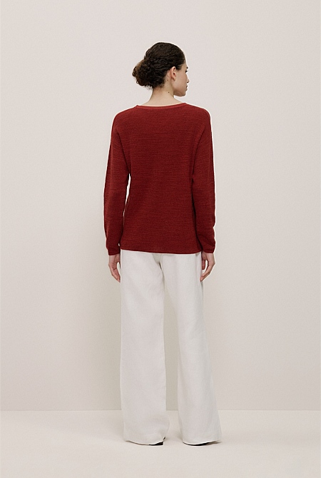 Linen Cotton Pullover