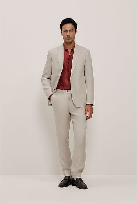 Tailored Fit Delave Linen Shirt Tailored Fit Delave Linen Shirt