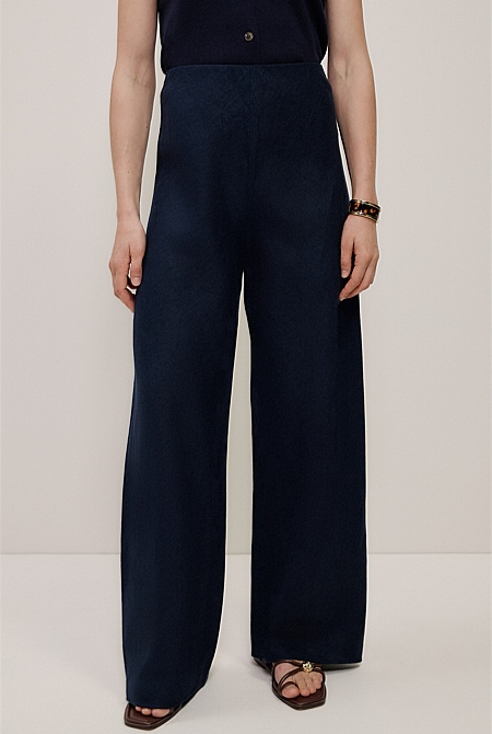Linen Bias Pant