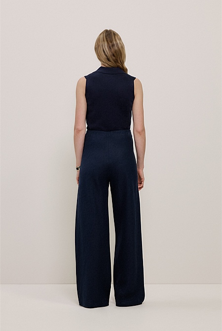 Linen Bias Pant
