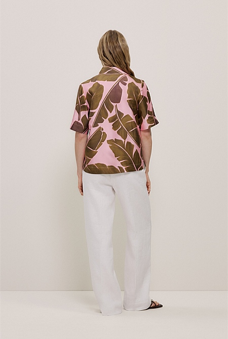 Solara Silk Short Sleeve Shirt