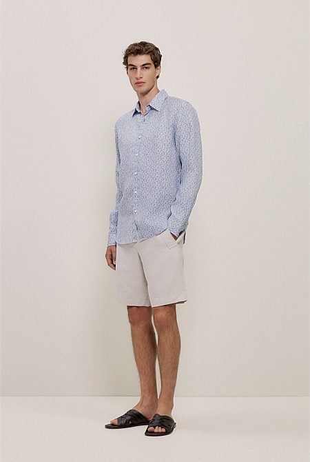 Heath Linen Long Sleeve Shirt