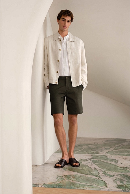 Cotton Twill Chino Short