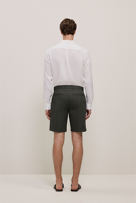 Cotton Twill Chino Short