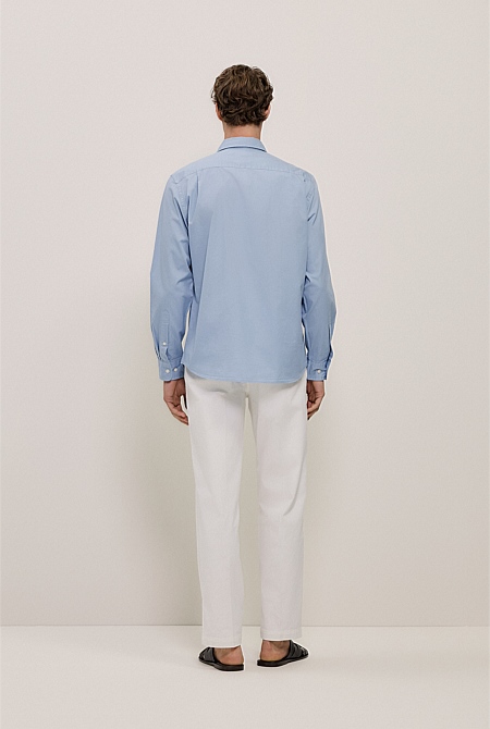 Garment Dyed Cotton Twill Shirt