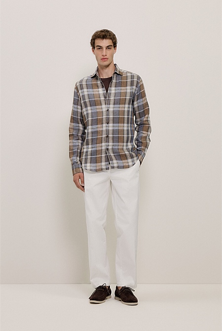 Cotton Twill Tailored Pant