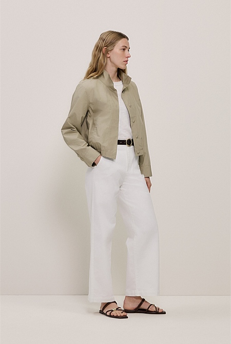Linen Cotton Relaxed Knit T-shirt