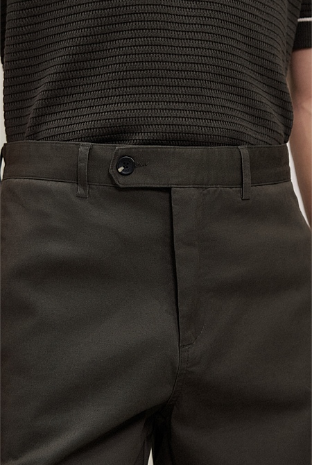 Cotton Twill Tailored Pant