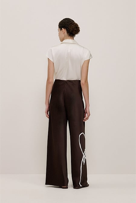 Camie Lyons x Trenery Silk Pant