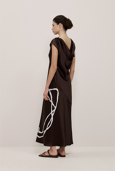 Camie Lyons x Trenery Silk Dress