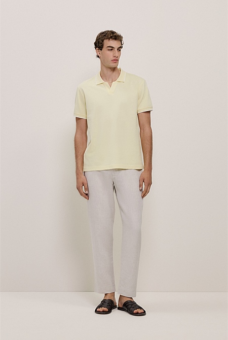 Mercerised Cotton Pique Polo