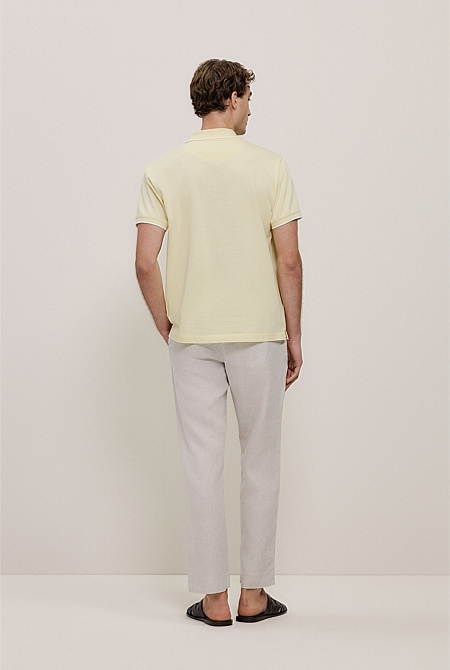 Mercerised Cotton Pique Polo