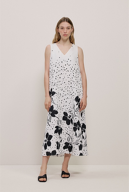 Etta Linen Column Dress