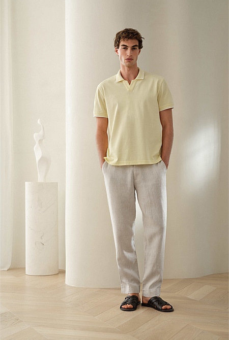 Linen Relaxed Tailored Pant