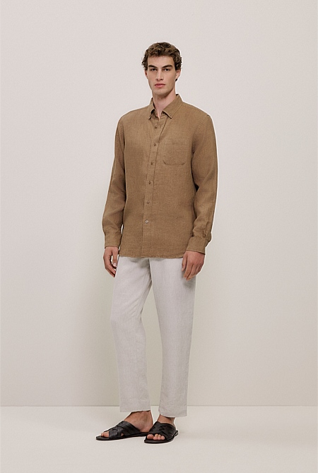 Linen Relaxed Tailored Pant