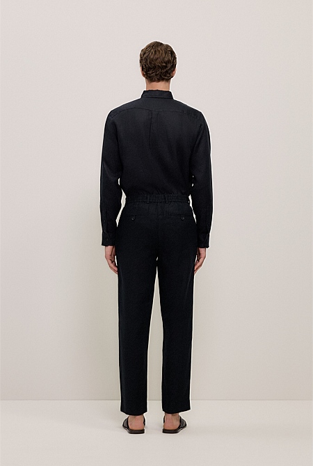 Linen Relaxed Tailored Pant
