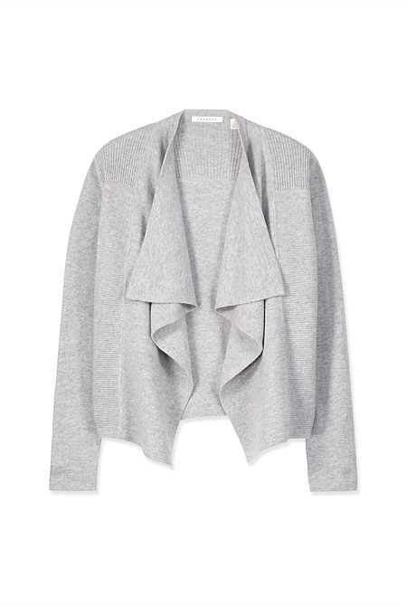 Light grey waterfall cardigan best sale