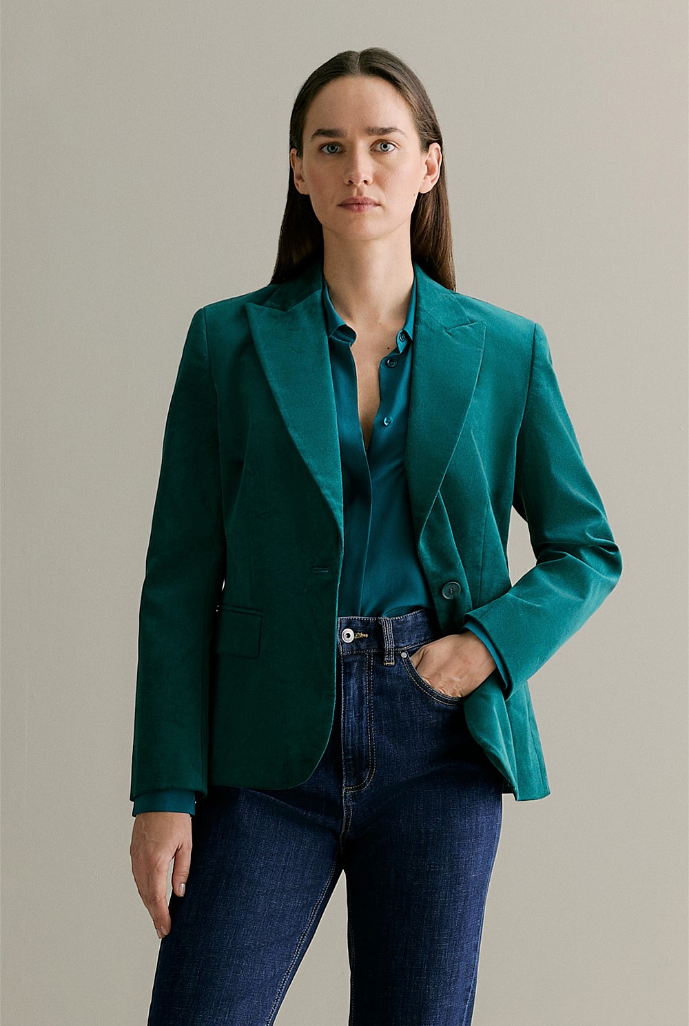 Velvet Blazer Womens Australia Plus Size Women's Blazers Curve Project