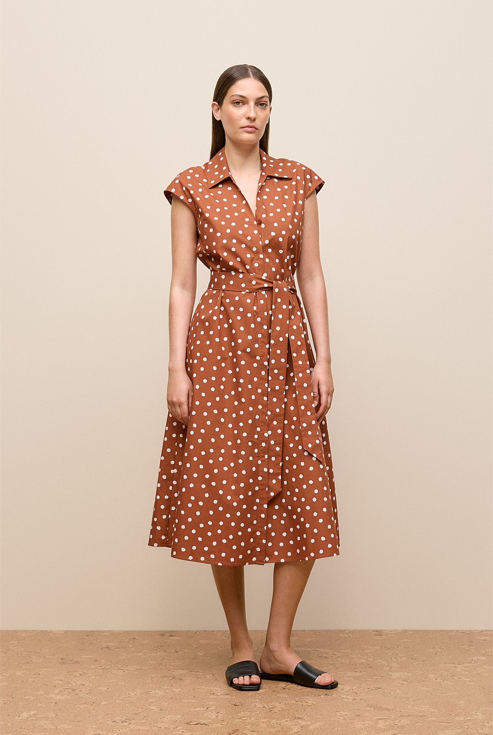 orange spot dress Roasted Clementine Polka Dot Dress, Orange Everyday Chic Boutique